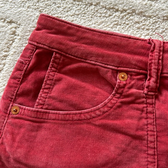 NWOT Free People We The Free rust colour corduroy shorts - Picture 4 of 9